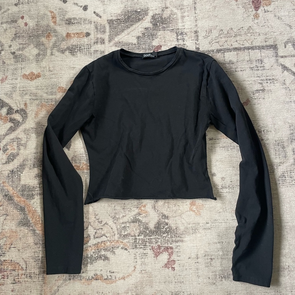 CROP long sleeve basic